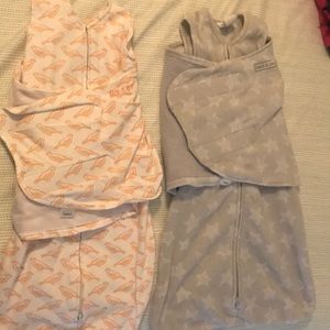 Two halo swaddles